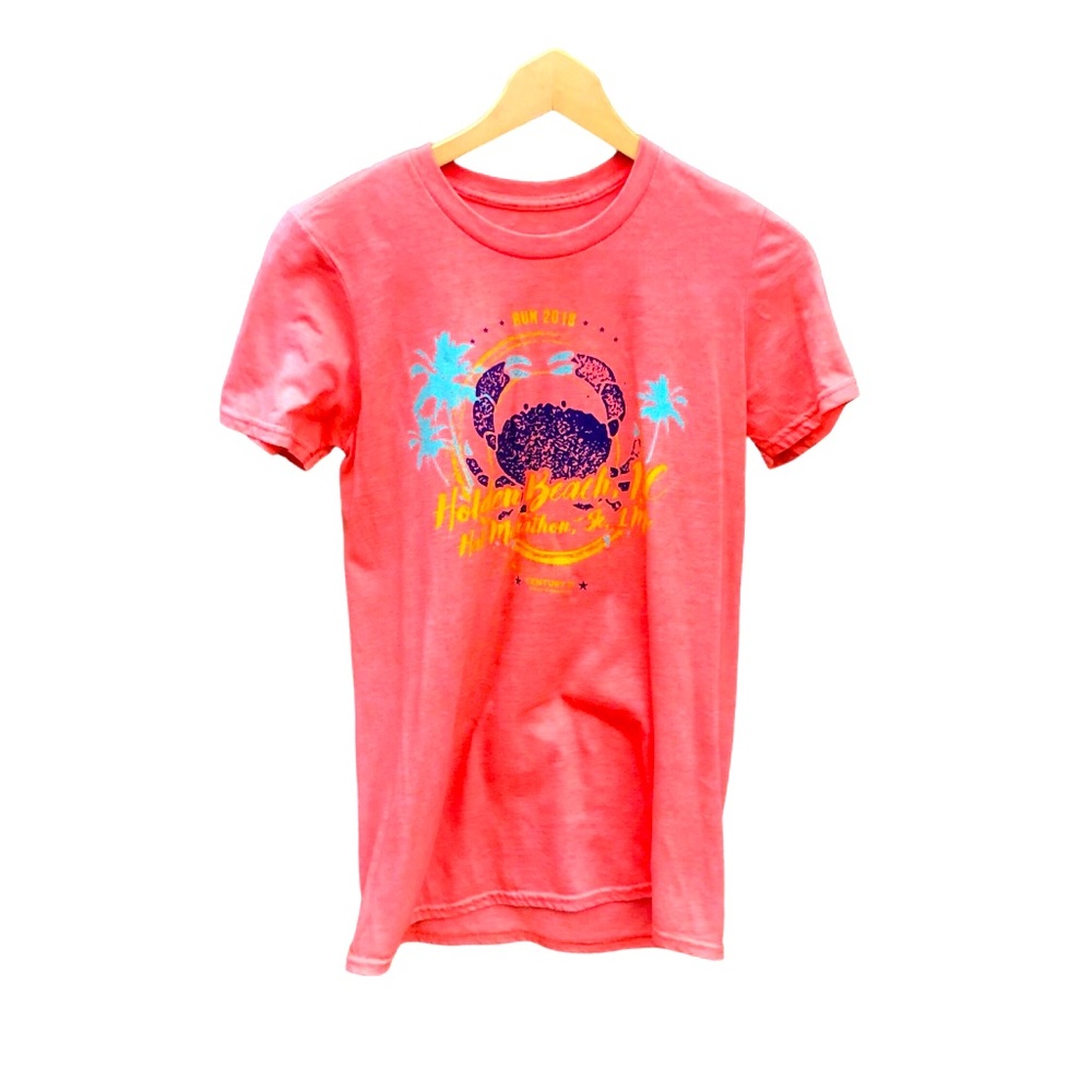 Holden Beach NC Tee Shirt Graphic Run CRP Sz. Small